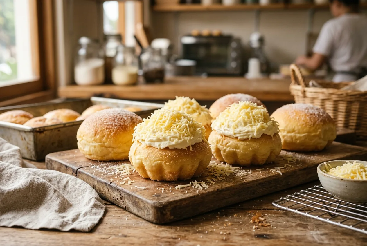 Chef RV Manabat Special Ensaymada with Buttercream and Queso de Bola